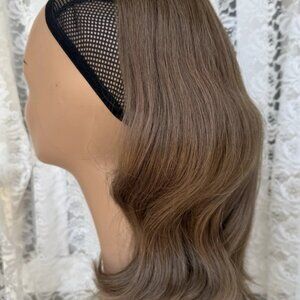 Vintage 100% Human Hair Fall from the 1970's -Ash brown  NEW with tags